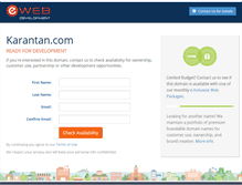 Tablet Screenshot of karantan.com